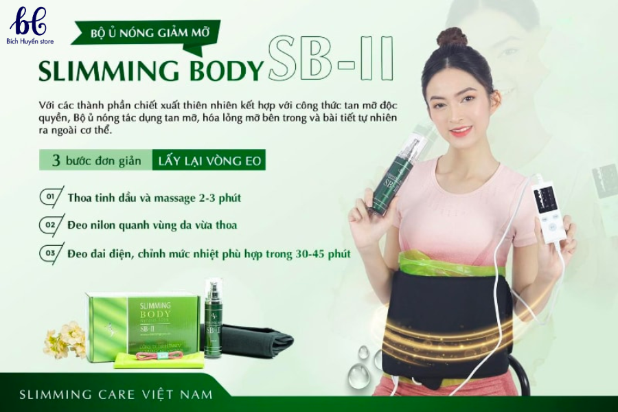 Bộ Ủ Nóng Tan Mỡ Bụng Đùi Slimming Body II