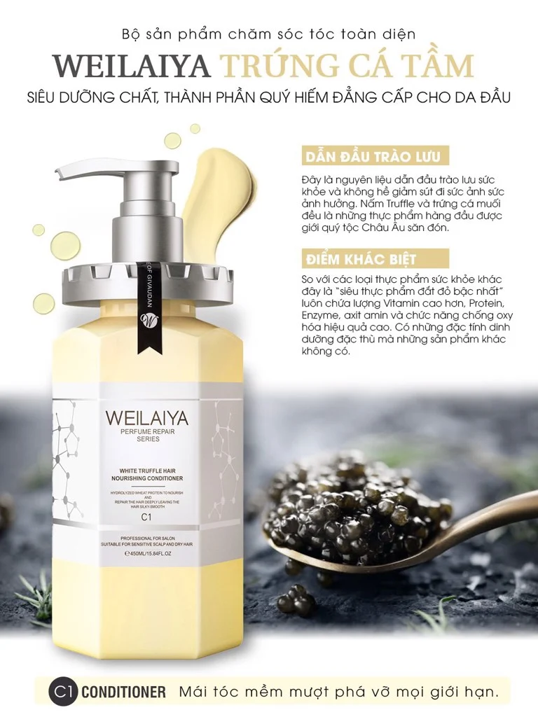 Dầu xả Phục Hồi Nấm Truffle Weilaiya 