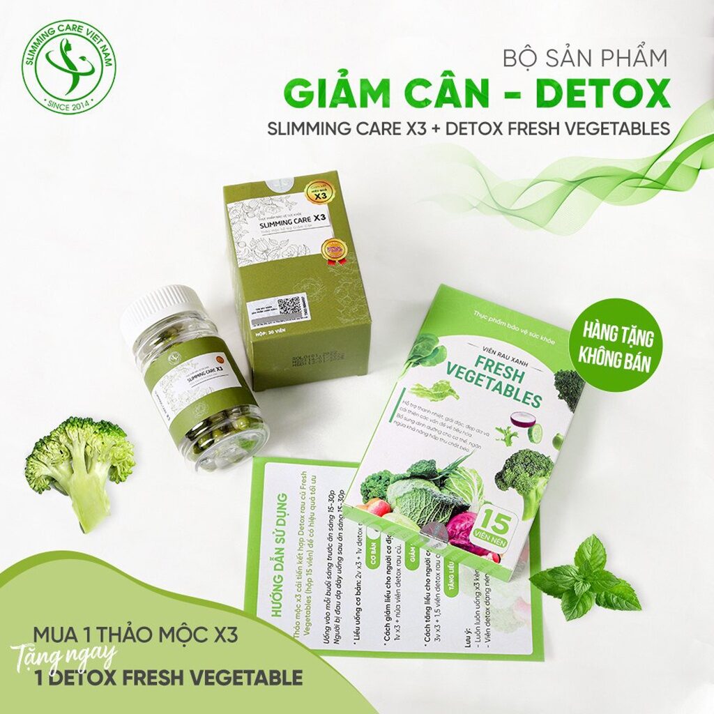 trà thảo mộc Slimming Care X3