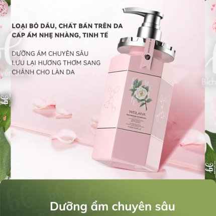 Sữa Tắm Trắng Da Hương Hoa Trà Weilaiya