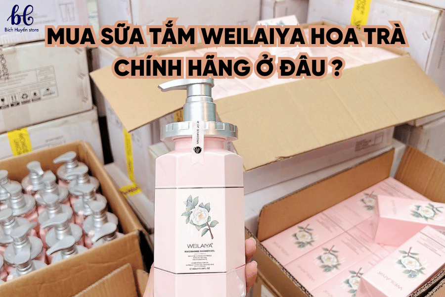 Sữa Tắm TrSữa Tắm Trắng Da Hương Hoa Trà Weilaiyaắng Da Hương Hoa Trà Weilaiya