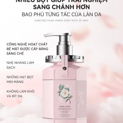 Sữa Tắm Trắng Da Hương Hoa Trà Weilaiya 450ml